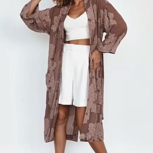 New With Tags / Aritzia / Wilfred Durante Jacket Long robe jacket / Black / XS